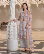 GulAhmed Calm Canvas Printed Lawn Suit