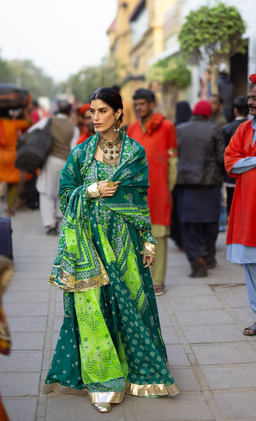 GulAhmed Chunri Printed Lawn 3 Piece Suit