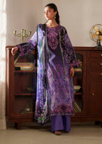 Parishay Azmir Printed Lawn 3 Piece Suit