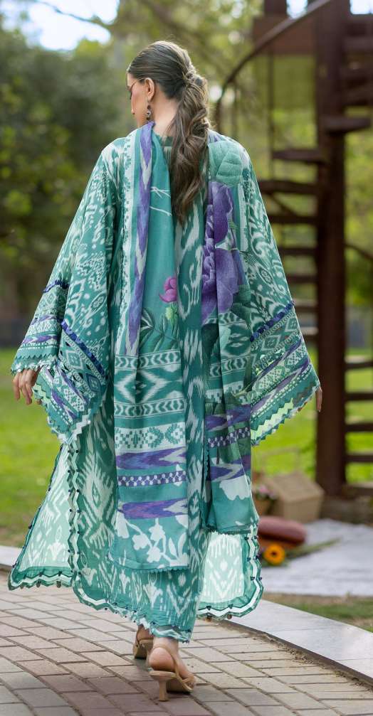 Elaf Bridgerton Nia Mare Printed Lawn 3 Piece Suit