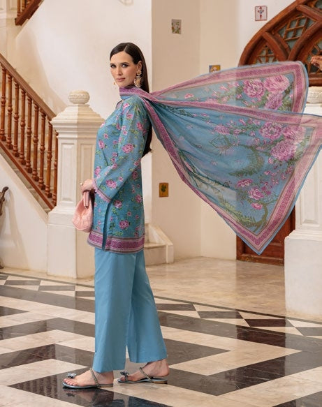 GulAhmed Floral Grace Printed Lawn Suit