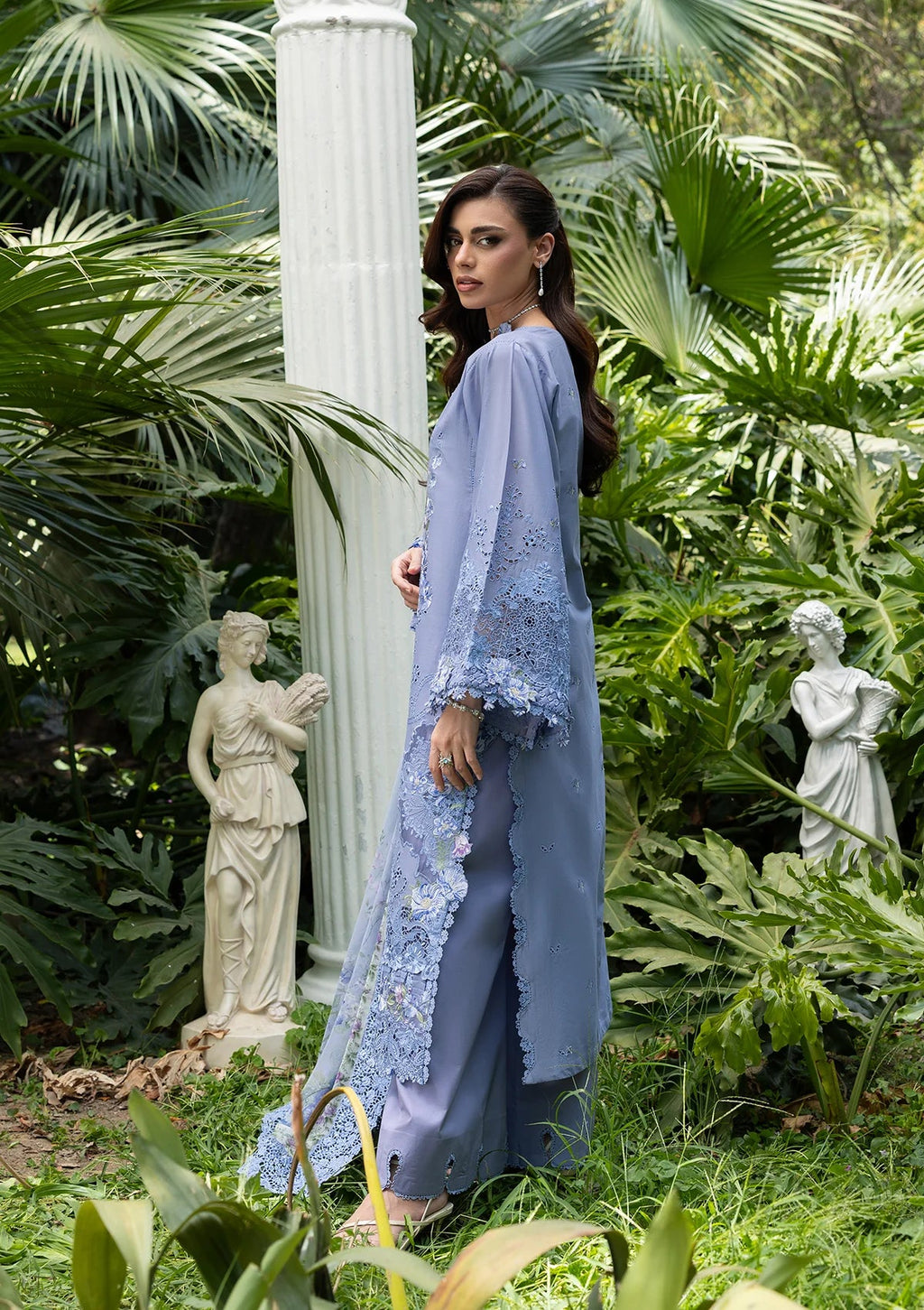 Elaf Luxury Lawn Vol II '26 – Lavender Luxe – Unstitched 3 Piece