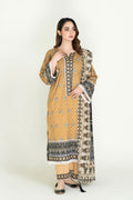 3 Piece Embroidered Lawn Suit Stitched│KHAS Amaira