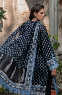 GulAhmed Noir Garden Printed Lawn Suit
