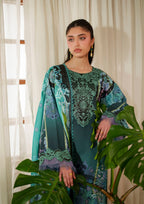 Parishay Azmir Printed Lawn 3 Piece Suit