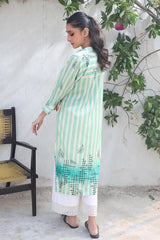 Rashid textile Digitally Printed Lawn Shirt-8622