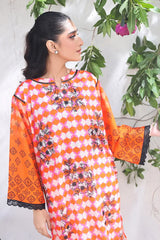 Rashid textile Digitally Printed Lawn Shirt-8625