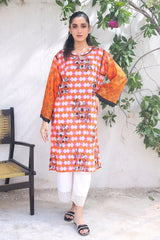 Rashid textile Digitally Printed Lawn Shirt-8625