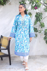 Rashid textile Digitally Printed Lawn Shirt-8627