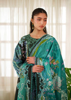 Parishay Azmir Printed Lawn 3 Piece Suit