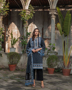 GulAhmed Noir Garden Printed Lawn Suit