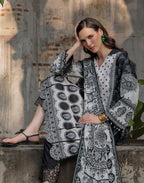 GulAhmed Petals Dark Printed Lawn Suit