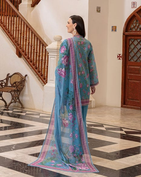 GulAhmed Floral Grace Printed Lawn Suit
