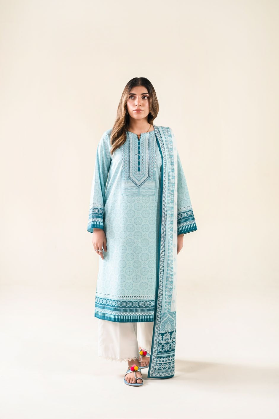 3-piece printed │Noor-e-Subah KHAS Lawn Suit