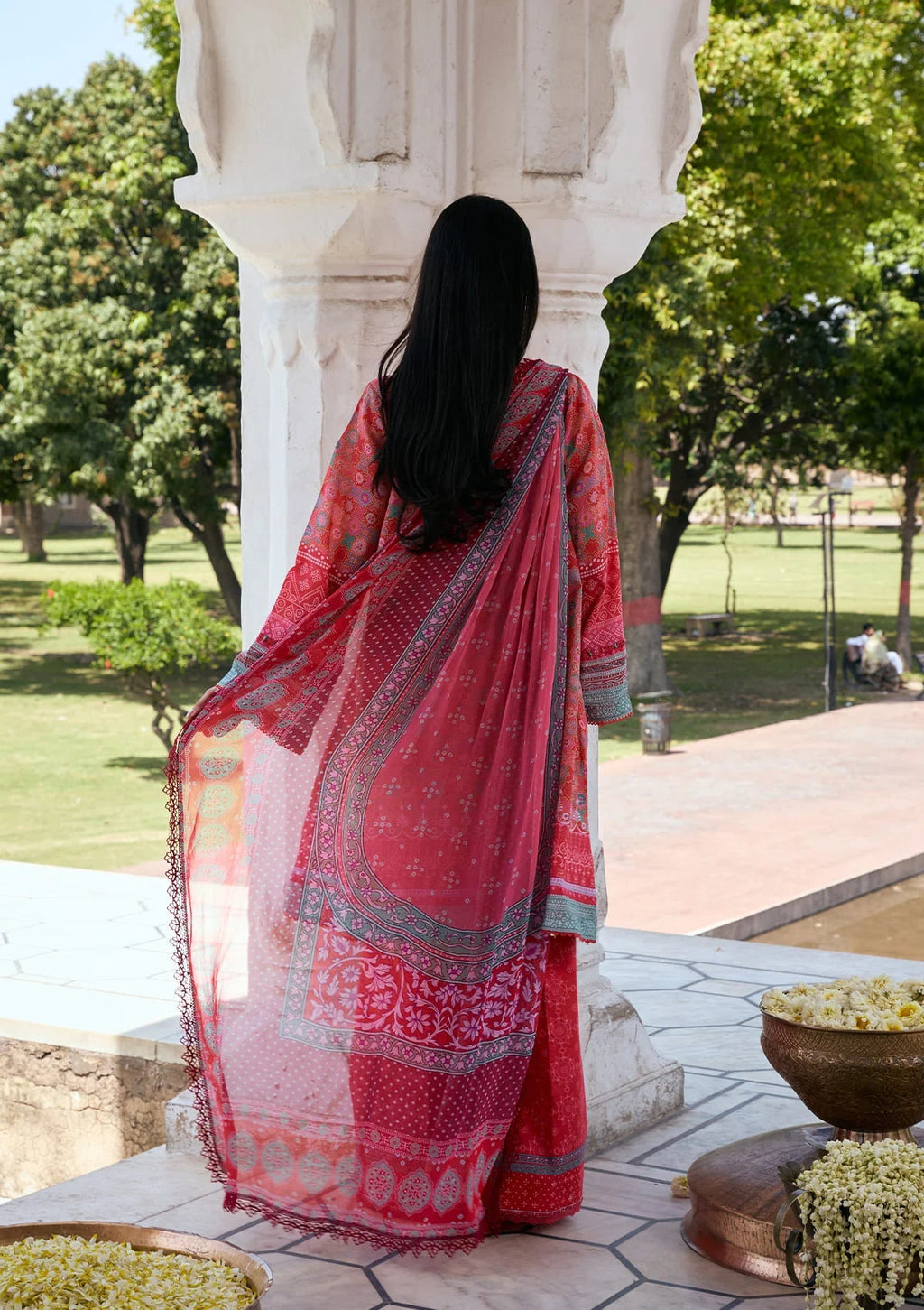 Kahf Aangan Prints Chiffon '26 – Tabeer – Unstitched 3 Piece