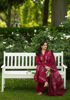 Elaf Luxury Lawn Vol II '26 – Falling Petals – Unstitched 3 Piece