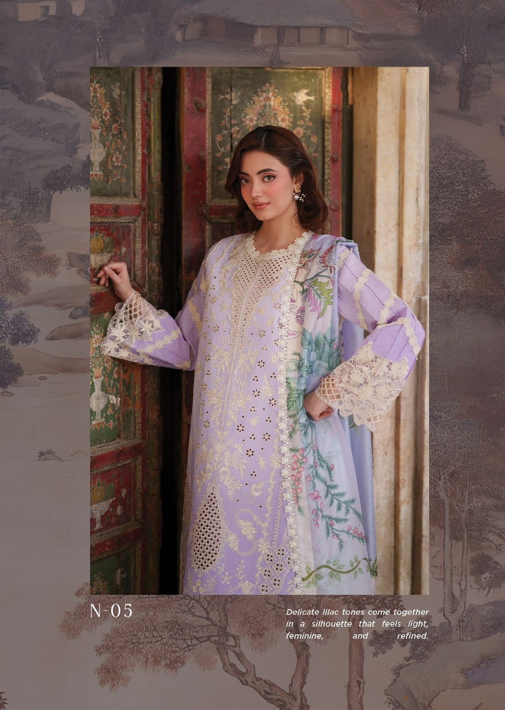 Nilofer Luxury Lawn 26 3 Piece Suit