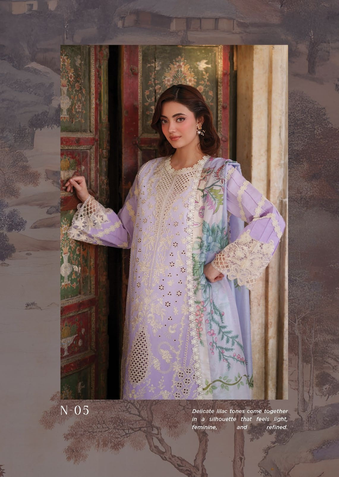 Nilofer Luxury Lawn 26 3 Piece Suit