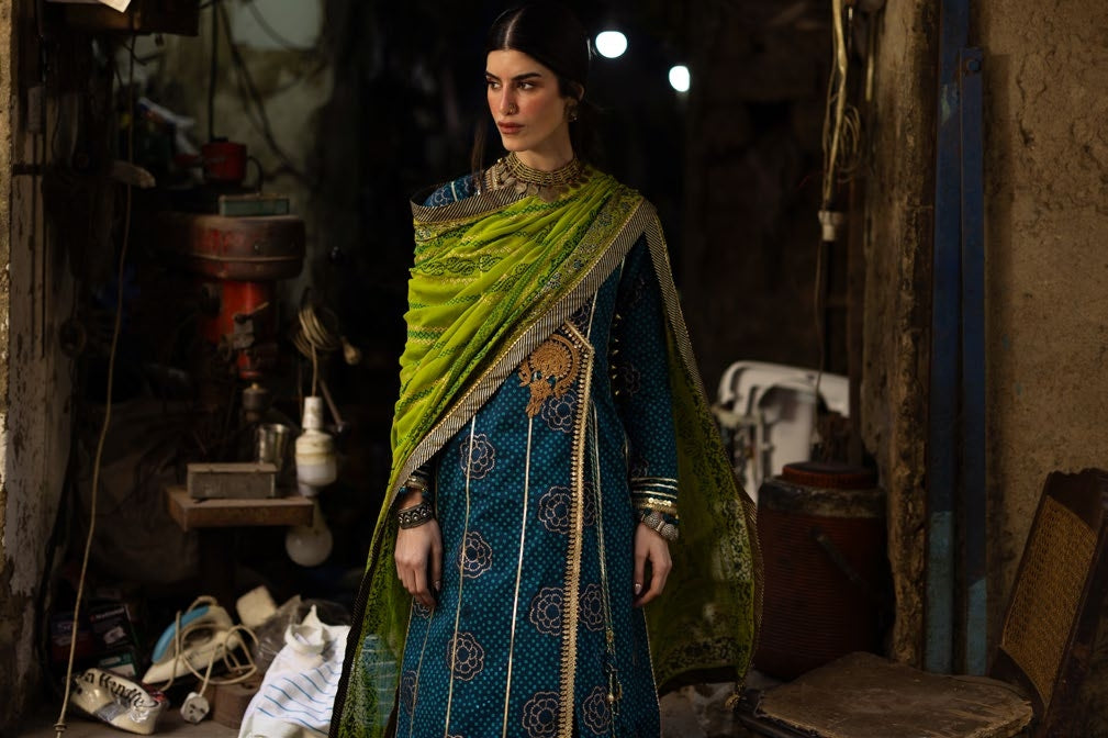 GulAhmed Chunri Luxury Chiffon 3 Piece Suit