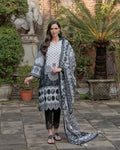 GulAhmed Petals Dark Printed Lawn Suit