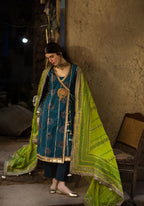 GulAhmed Chunri Luxury Chiffon 3 Piece Suit