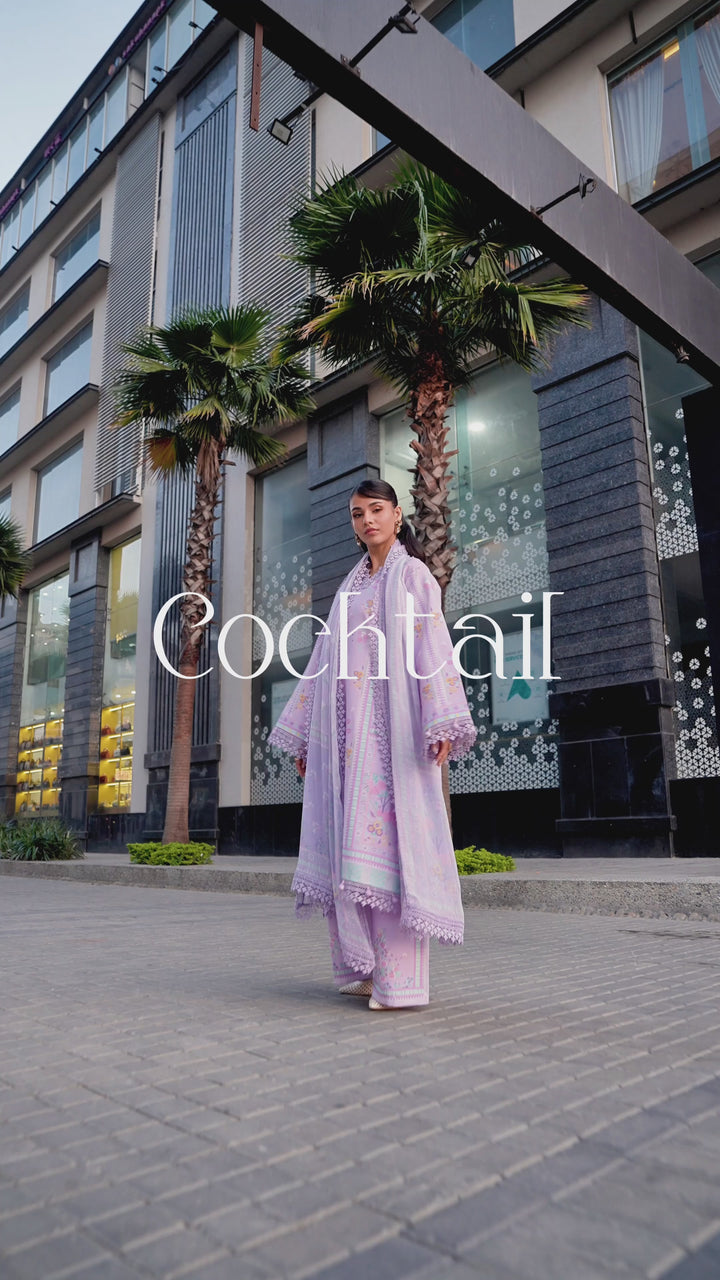NAQSH Cocktail Summer '26 Lavender Haze Unstitched 3 Piece Suit image 6
