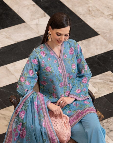 GulAhmed Floral Grace Printed Lawn Suit