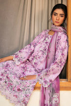 3 Piece - Premium Embroidered Lawn - 3725 - Unstitched image 1