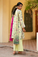 3 Piece - Premium Embroidered Lawn - 3727 - Unstitched image 3