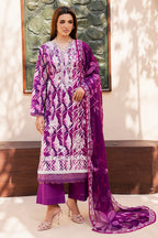 Rashid Tex Savoy Premium Embroidered Lawn – 3736 – Unstitched 3 Piece
