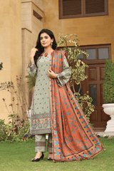 KHAS MIRHA SUMMER LAWN UNSTITCHED 3PC SUIT KSE-2451