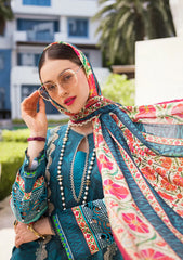 Elaf Digital Prints Lawn Unstitched 3pc Suit EOP-07A FAUNA