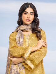 Edenrobe Allure Lawn Unstitched 3Pc Printed Suit EWU24A1-28209