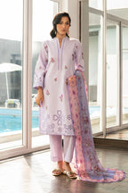 Rashid Tex 3 Piece Premium Embroidered Lawn 3762 Unstitched image 2