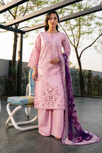 Rashid Tex 3 Piece Premium Embroidered Lawn 3763 Unstitched image 2