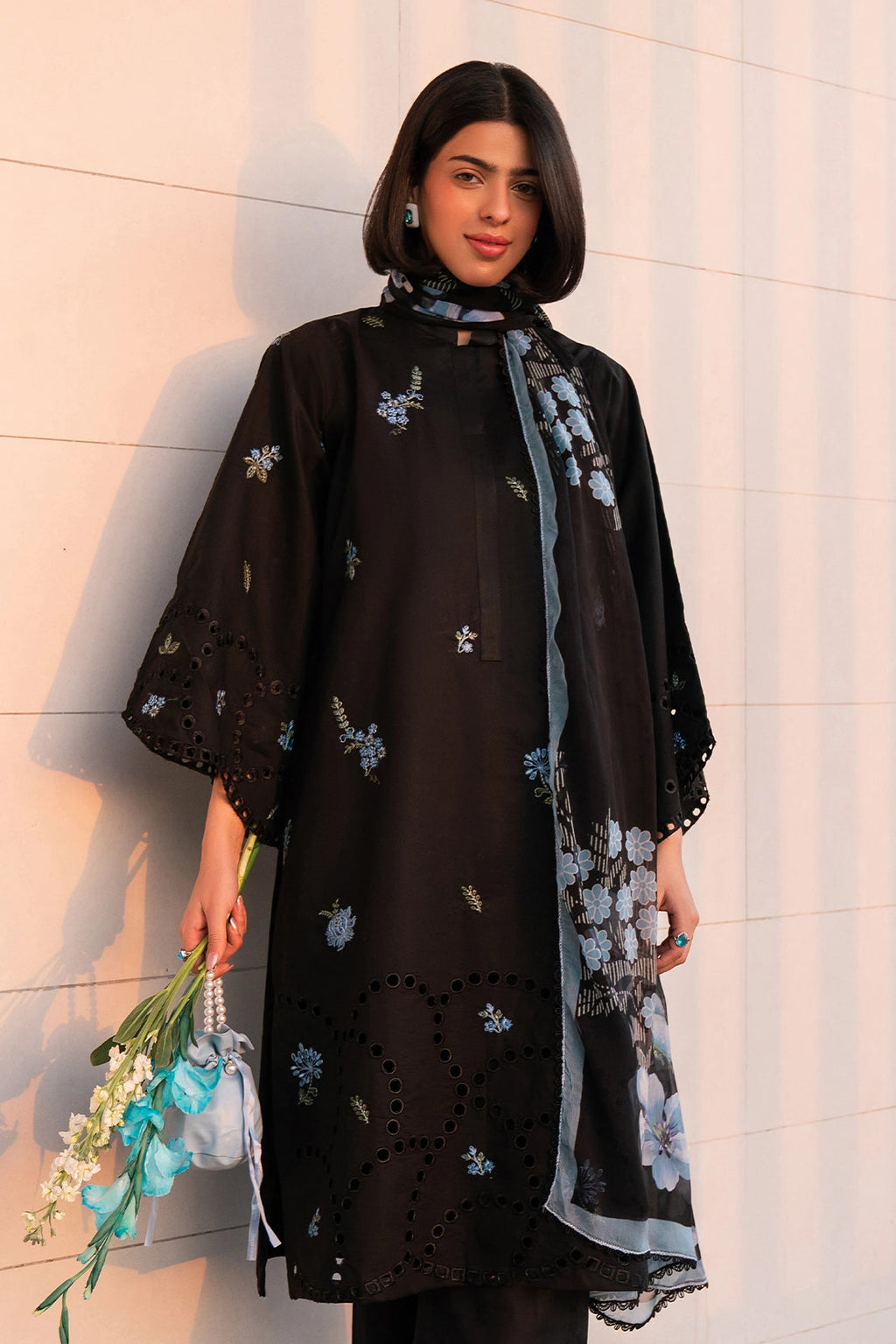 Rashid Tex 3 Piece Premium Embroidered Lawn 3768 Unstitched image 1