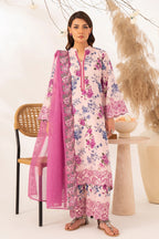 Rashid Tex Florin Premium Embroidered Lawn – 561 – Unstitched 3 Piece image 2