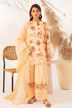 Rashid Tex Florin Premium Embroidered Lawn – 562 – Unstitched 3 Piece image 2