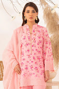Rashid Tex Florin Premium Embroidered Lawn – 563 – Unstitched 3 Piece image 1