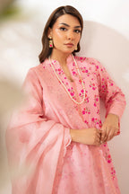 Rashid Tex Florin Premium Embroidered Lawn – 563 – Unstitched 3 Piece image 4