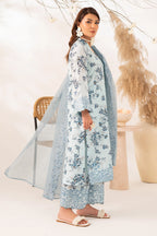 Rashid Tex Florin Premium Embroidered Lawn – 567 – Unstitched 3 Piece image 4