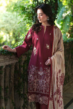 Rashid Tex Enara Garden Luxury Embroidered Lawn – 3701 – Unstitched 3 Piece