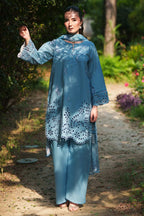 Rashid Tex Enara Garden Luxury Embroidered Lawn – 3706 – Unstitched 3 Piece