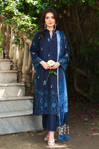 Rashid Tex Enara Garden Luxury Embroidered Lawn – 3707 – Unstitched 3 Piece