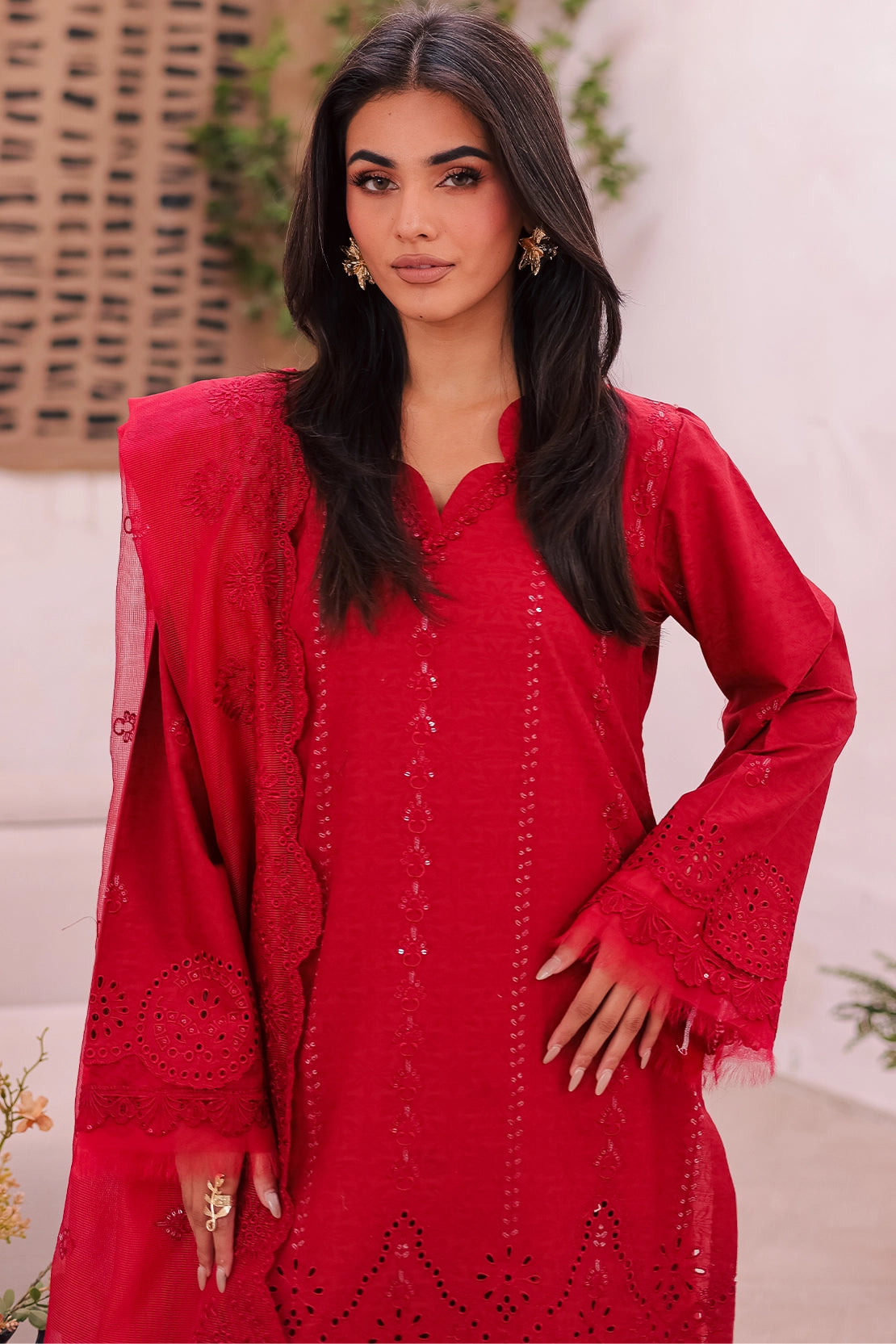 Rashid Tex 3 Piece Premium Embroidered Lawn 450N - IRMA