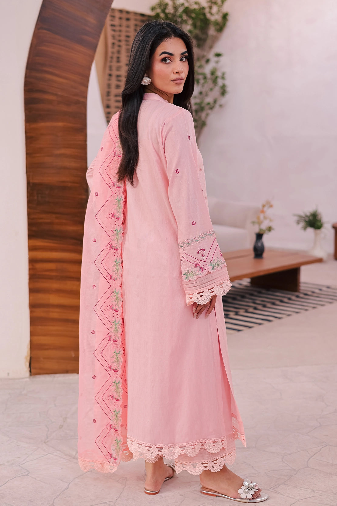 Rashid Tex 3 Piece Premium Embroidered Lawn 453N - IRMA