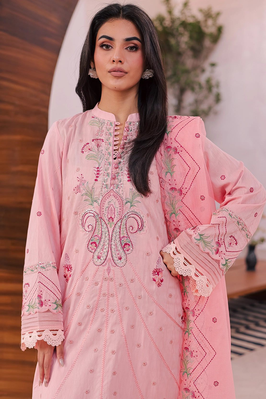 Rashid Tex 3 Piece Premium Embroidered Lawn 453N - IRMA