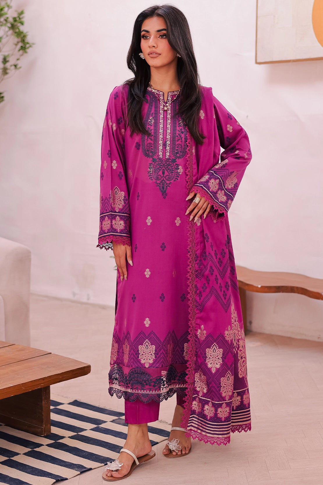 Rashid Tex 3 Piece Premium Embroidered Jacquard 455J - IRMA