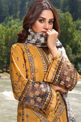 Khas Khawab Kinare 3PC Embroidered Unstitched Lawn Suit KOE-2167