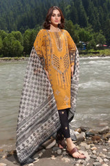 Khas Khawab Kinare 3PC Embroidered Unstitched Lawn Suit KOE-2167